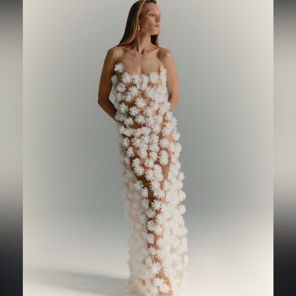 Selezza London Savannah maxi dress in white